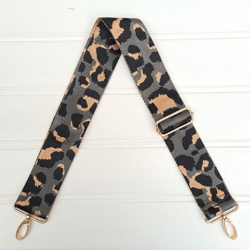 leopard guitar strap for purse